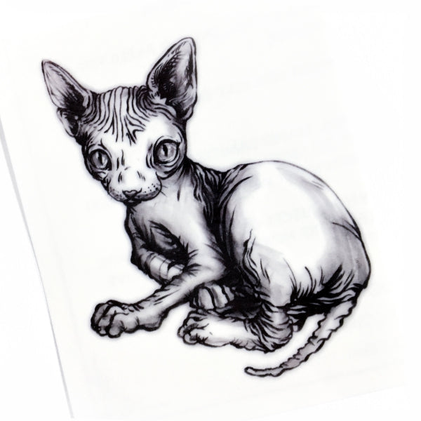 Sphynx Cat & Donut Pug Tattoos - LAZY DUO TATTOO