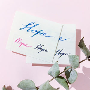Watercolor Lettering Tattoo・Hope - LAZY DUO TATTOO