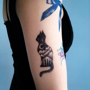 J02 Wild Cat Tattoos Set - LAZY DUO TATTOO