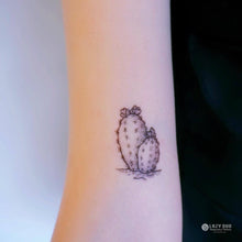 Load image into Gallery viewer, J03・Cactus Lover Tattoos Set - LAZY DUO TATTOO
