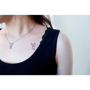 J03・Cactus Lover Tattoos Set - LAZY DUO TATTOO