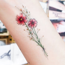 Load image into Gallery viewer, J13・Tarot Florist Tattoos Set - LAZY DUO TATTOO
