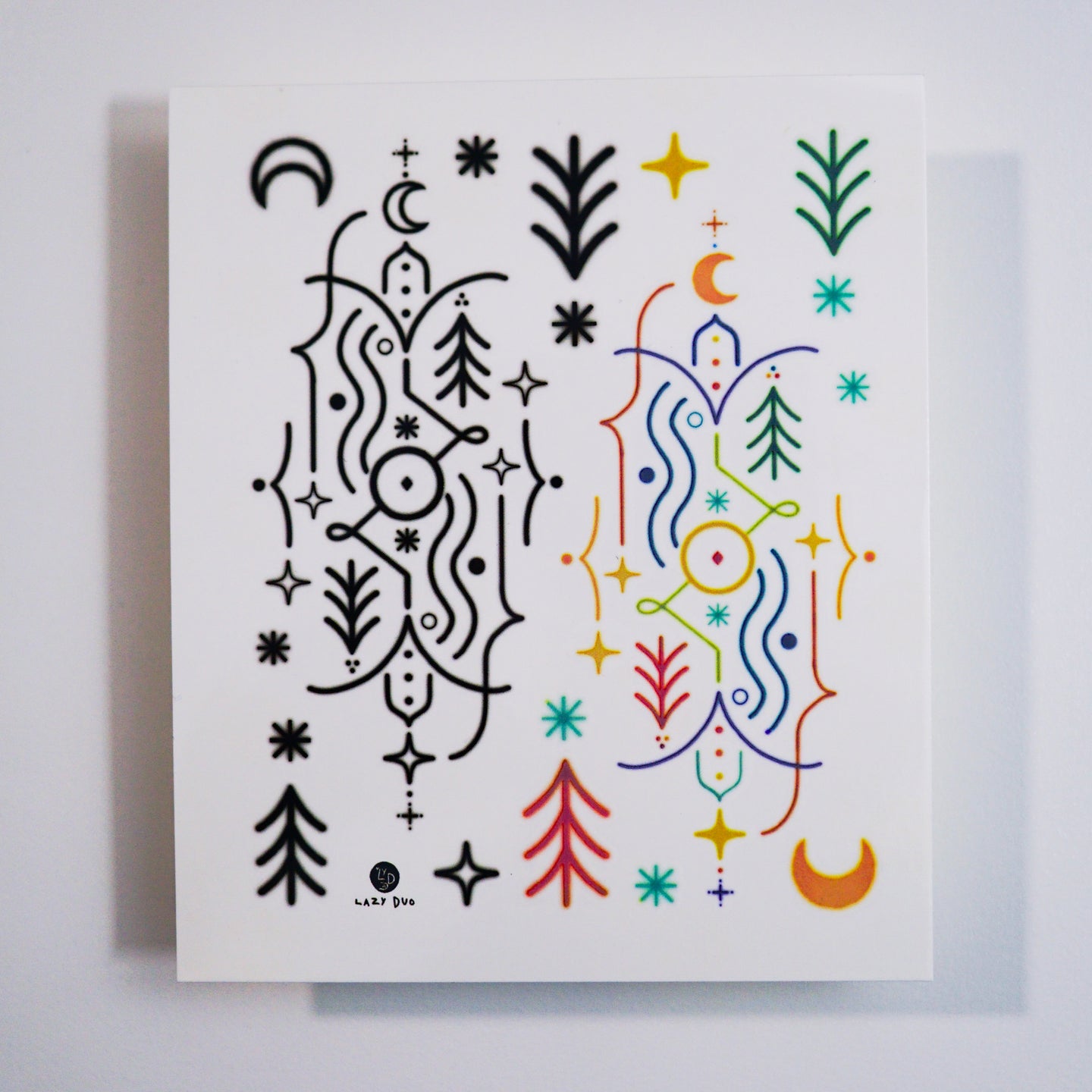 Alchemy Symbols Tattoo Design ,  Designs Temporary Tattoo Sticker LAZY DUO Hong Kong HK 香港紋身貼紙刺青店 Star, Tree, Water Sun, Moon, Nature, Earth Tattoo 