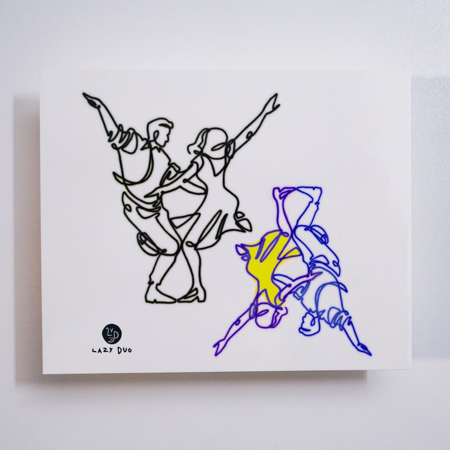 LA LA LAND TATTOO Dance Scene LineWork Single Line Tattoo LAZY DUO Temporary Tattoo Hong Kong HK 香港紋身貼紙