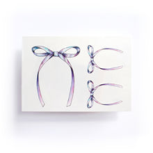 Load image into Gallery viewer, Minimal Ribbon Bow Tattoo - LAZY DUO TATTOO

