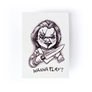 Chucky Pumpkin Tattoo - LAZY DUO TATTOO