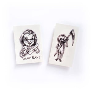 Chucky Pumpkin Tattoo - LAZY DUO TATTOO