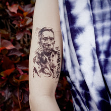 Load image into Gallery viewer, Yukio Mishima Ink wash Portrait Tattoo - LAZY DUO TATTOO
