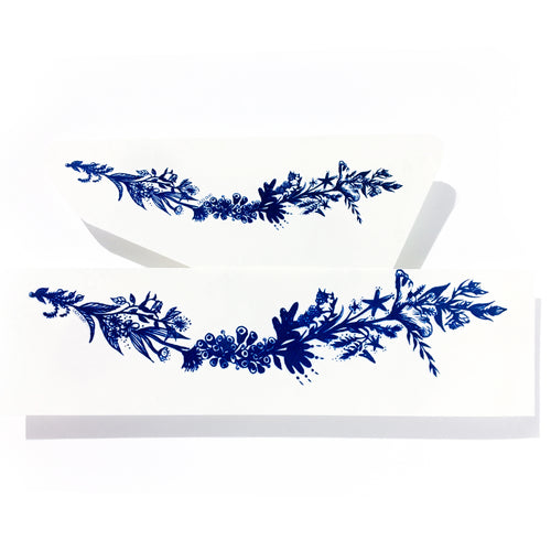 Flower Stripe Tattoo - LAZY DUO TATTOO