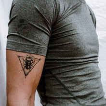 Load image into Gallery viewer, Moon Beetle Tattoo - LAZY DUO TATTOO
