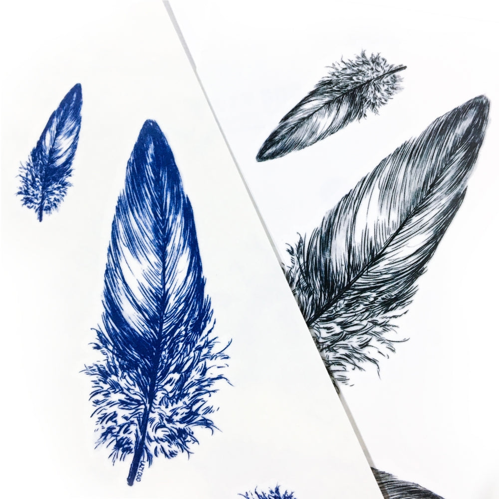 Feathers Tattoo - LAZY DUO TATTOO