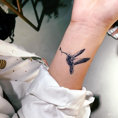Butterfly & Hummingbird Combo - LAZY DUO TATTOO