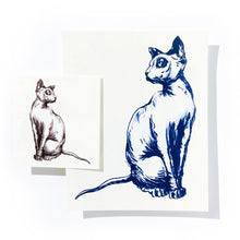 Load image into Gallery viewer, Sphynx Cat II Tattoo - LAZY DUO TATTOO
