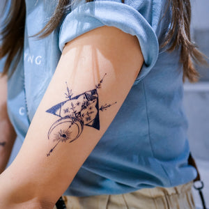 Tribal Arrow Moon Mystery Eye Tattoo - LAZY DUO TATTOO