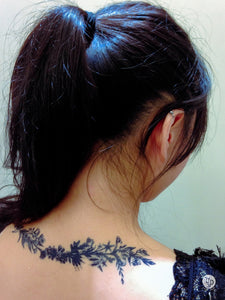 Flower Stripe Tattoo - LAZY DUO TATTOO