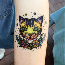 Load image into Gallery viewer, New School Pop Color Cats Tattoos - LAZY DUO TATTOO
