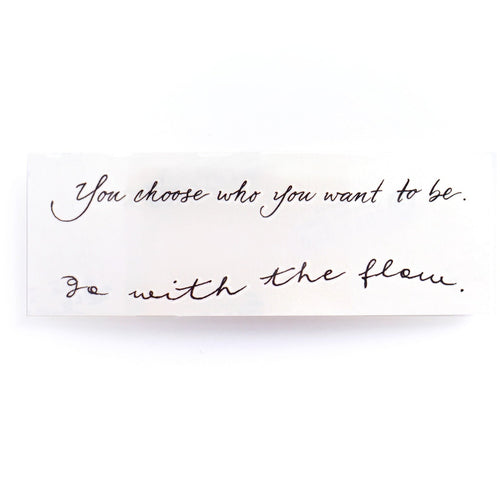 Encouraging Quote．Choose Yourself Tattoo - LAZY DUO TATTOO