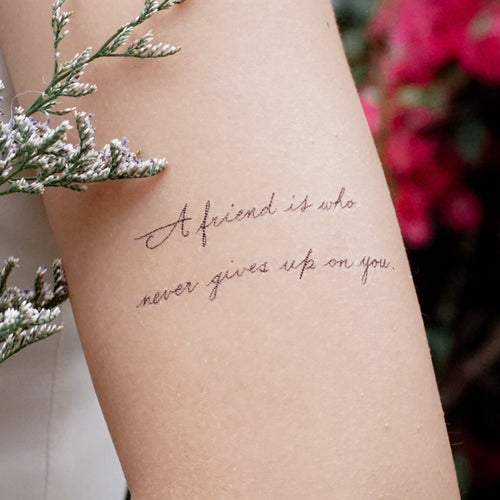 BFF Relationship Goal．Friendship Tattoo - LAZY DUO TATTOO