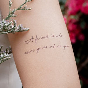 BFF Relationship Goal．Friendship Tattoo - LAZY DUO TATTOO