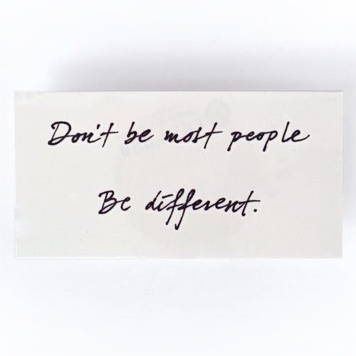 Positive Vibes · Be Different Tattoo - LAZY DUO TATTOO