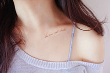 Load image into Gallery viewer, Watercolor Lettering Tattoo・La Vie est Belle - LAZY DUO TATTOO
