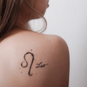 ZODIAC TATTOO・LEO - LAZY DUO TATTOO