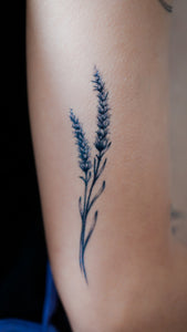 Lavender & Daisy Flower Tattoo - LAZY DUO TATTOO