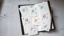 Load image into Gallery viewer, A to Z・Watercolor Letters Tattoo - LAZY DUO TATTOO
