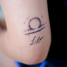 Load image into Gallery viewer, ZODIAC TATTOO・LIBRA - LAZY DUO TATTOO
