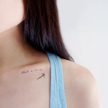 Load image into Gallery viewer, Watercolor Lettering Tattoo・Made in Taiwan - LAZY DUO TATTOO
