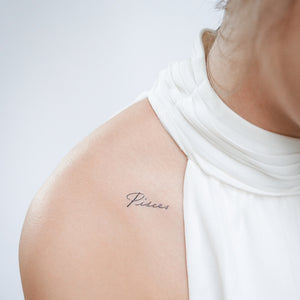 ZODIAC TATTOO・PISCES - LAZY DUO TATTOO