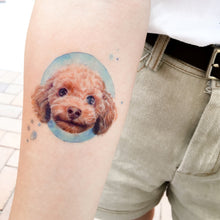 Load image into Gallery viewer, Poodle Doggie Tattoos - LAZY DUO TATTOO
