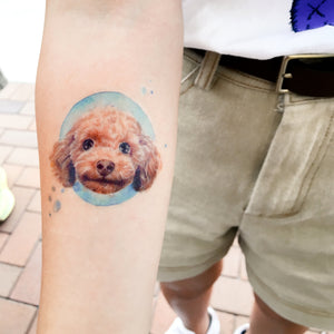 Poodle Doggie Tattoos - LAZY DUO TATTOO