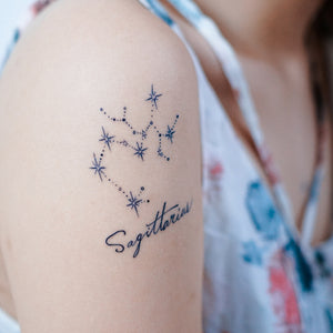 ZODIAC TATTOO・SAGITTARIUS - LAZY DUO TATTOO