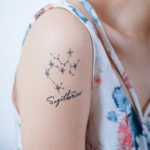 ZODIAC TATTOO・SAGITTARIUS - LAZY DUO TATTOO