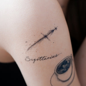 ZODIAC TATTOO・SAGITTARIUS - LAZY DUO TATTOO