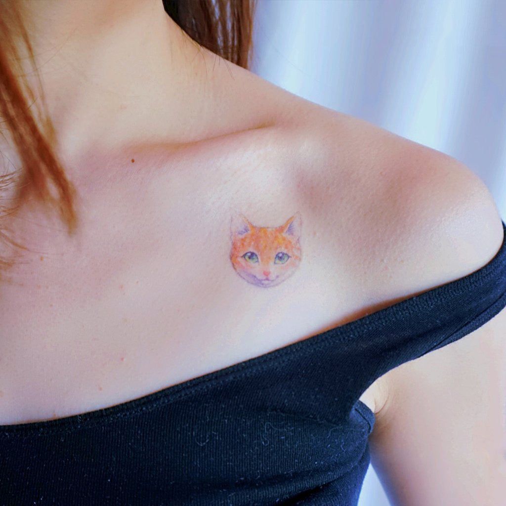 Tiny Cat and Shibu Tattoo - LAZY DUO TATTOO