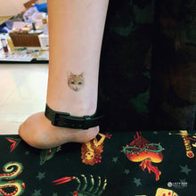 Load image into Gallery viewer, Tiny Cat and Shibu Tattoo - LAZY DUO TATTOO

