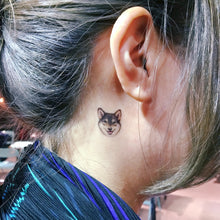 Load image into Gallery viewer, Tiny Cat and Shibu Tattoo - LAZY DUO TATTOO
