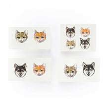 Load image into Gallery viewer, Tiny Cat and Shibu Tattoo - LAZY DUO TATTOO
