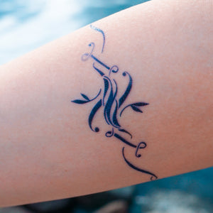 Tropical Color Ornamental Tattoo｜LAZY DUO TEMPORARY TATTOO STICKER SHOP HK Tattoo Design Store HK HONG KONG Chest Tattoo 防敏紋身貼紙 香港紋身店 認領圖 文青簡約美式紋身刺青師 tattoohk hongkongtattoo 小圖刺青 fine-line tattoo minimal tattoo linetattoo tattooartist 香港女紋身師 MANE INK 