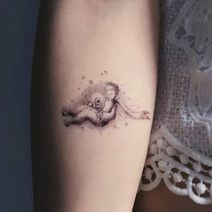 Le Petit Prince & Rose Tattoo - LAZY DUO TATTOO