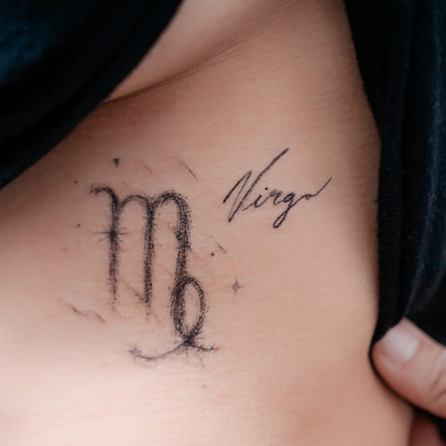ZODIAC TATTOO・VIRGO - LAZY DUO TATTOO