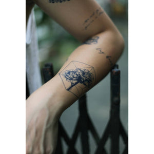 Rose & Polygon Tattoos - LAZY DUO TATTOO