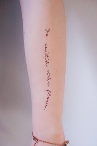 Encouraging Quote．Choose Yourself Tattoo - LAZY DUO TATTOO